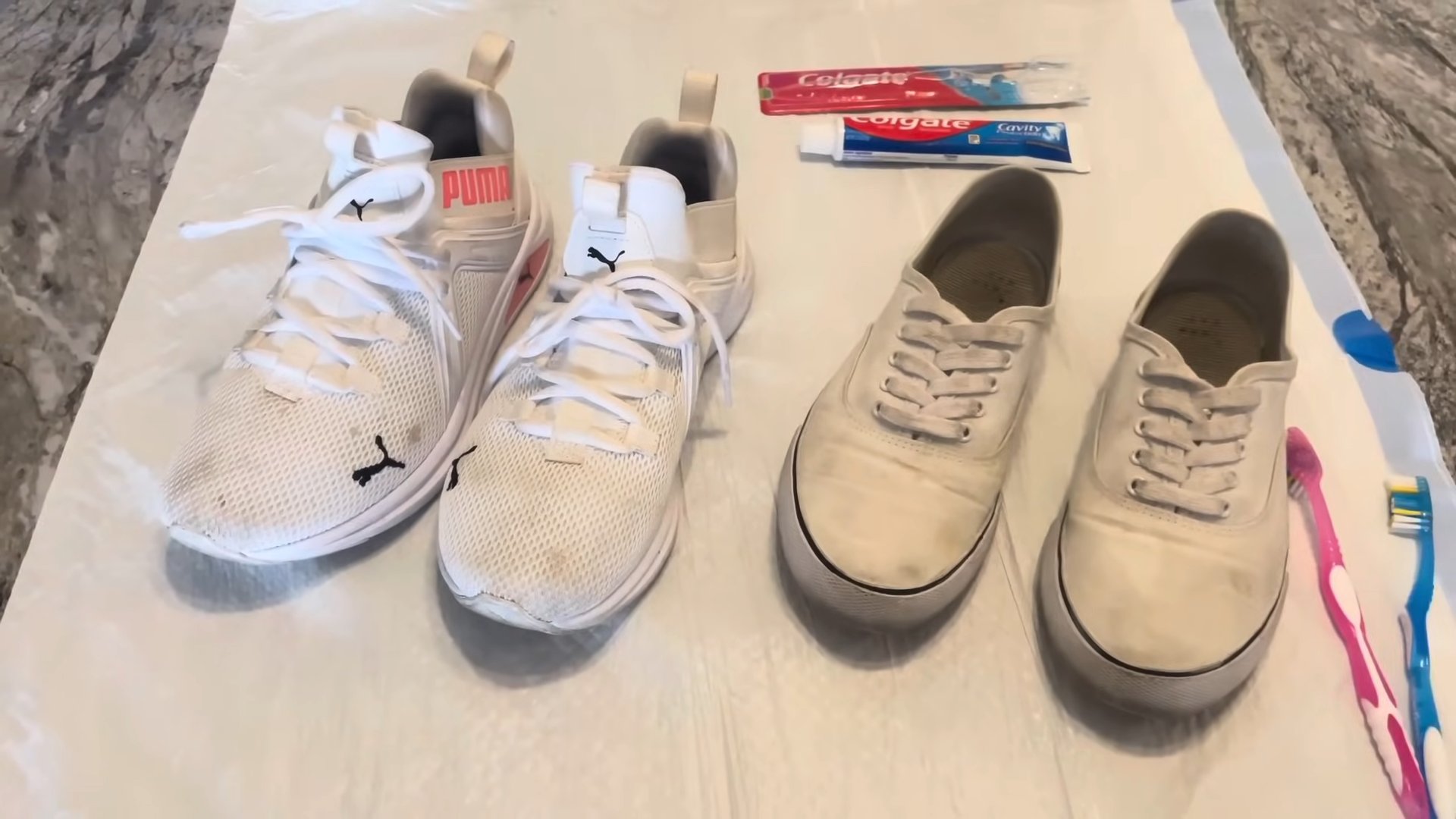 Sneakers schnell reinigen