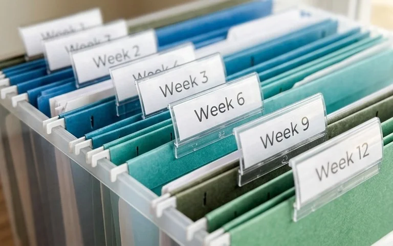 The Homeschool Crate System: Organizing 1 Year Of Curriculum - Blue and Hazel