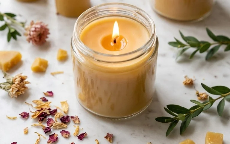 DIY Fall Candles with Essential Oils (7 Recipes)