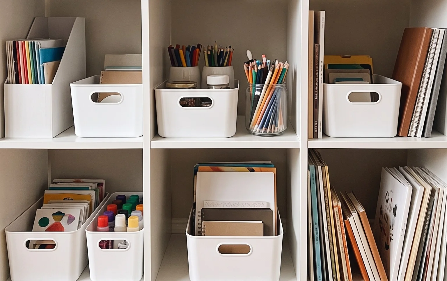 Designing My Ikea Kallax and Alex Craft Room